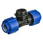 Тройник компрессионный PN 16 для ПЭ DN 63-1 1/4'' обжимное-муфта