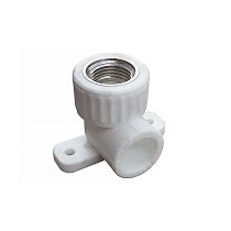 Угольники установочные ПП DN 20-25 PN 25 с внутренней резьбой белые PlasticPro купить в Ярославле | "Проконсим"