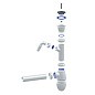 Сифон для мойки Unicorn В310V, 40х40 прямой отвод, 1 1/2'' х40 чаша из нержавеющей стали с отводом для стиральной машины купить в Ярославле | "Проконсим"