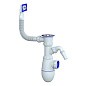 Сифон для мойки Unicorn В440V, без отвода, 1 1/2'' х40 чаша из нержавеющей стали, прямоугольный перелив купить в Ярославле | "Проконсим"