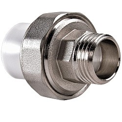  Муфта ПП разьемная 32-3/4'' PN 25 раструбная белая РВК 20574 (930659101) со склада Проконсим в Ярославле