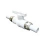 Кран шаровой полнопроходной VALFEX 32 PN 25 с двусторонним разъемным соединением белый купить в Ярославле | "Проконсим"