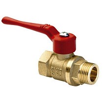 Краны латунные шаровые 11Б27п1 DN 15-40 PN 40 рычаг муфта-штуцер БАЗ Standart купить в Ярославле | "Проконсим"