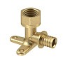 Угольник латунный для PEX труб  16- 1/2''  PN 16  под надвижную гильзу с внутренней резьбой  РосТурПласт купить в Ярославле | "Проконсим"