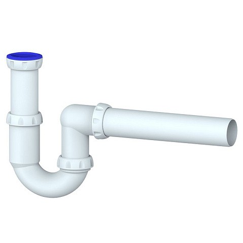 Сифон для умывальника Unicorn Y415, 40х40 прямой отвод, 1 1/2'' х40 преходник 40х32 купить в Ярославле | "Проконсим"