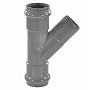 Тройник раструбный НПВХ SDR26 45гр DN 160-160 PN 10 Хемкор