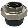 Муфта разборная НПВХ DN 50-1 1/2" PN 16 клеевая с внутренней латунной резьбой черная Aquaviva AQVBBD50F купить в Ярославле | "Проконсим"