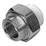 Муфта комбинированная ПП 25-3/4'' PN 25 разъёмная с внутренней резьбой белая РТП 10619