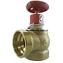 Клапан пожарный латунный КПЛМ DN 65 PN 16 угловой 90гр. муфта-штуцер с датчиком ДППК 23 Апогей купить в Ярославле | "Проконсим"