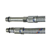 Гибкая подводка для смесителя с оплеткой из нержавеющей стали М10х1-G1/2(комплект) купить в Ярославле | "Проконсим"