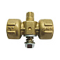 Кран латунный шаровой 11Б18бк(у)2 DN 15 PN 16 под манометр G1/2''хG1/2'' без контрольного фланца муфта-муфта без рычага Пензапромарматура купить в Ярославле | "Проконсим"