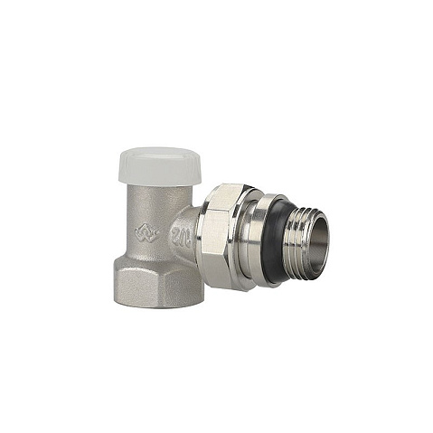 Клапан радиаторный VARMEGA VM10211 DN15 PN10 угловой настроечный G-1/2'' с уплотнением муфта-штуцер купить в Ярославле | "Проконсим"