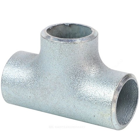 Тройник стальной Дн 219,1х8,0-114,3х6,3 (DN 200-100) переходной оцинкованный 1 исполнение ГОСТ 17376-2001 купить в Ярославле | "Проконсим"