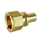 Муфта латунная для PEX труб 16-1/2'' PN 16 S-2,2мм переходная под надвижную гильзу Valfex VF.401.AF купить в Ярославле | "Проконсим"