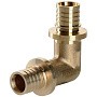 Угольники латунные под надвижную гильзу PEX-PEX DN 16-32 Hipex купить в Ярославле | "Проконсим"