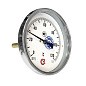 Термометр биметаллический D100 L100мм латунный 0+150/160гр.осевой купить в Ярославле | "Проконсим"