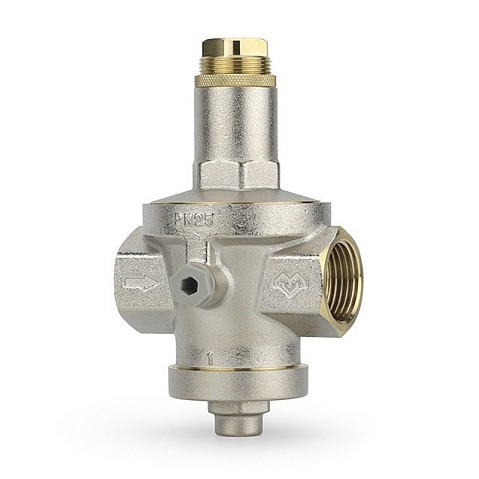 Регулятор давления VARMEGA VM128 DN 15 PN25 мембранный под манометр 2,8kv G-1/2'' никелированный купить в Ярославле | "Проконсим"