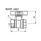 Кран латунный шаровой 11Б27п1 DN20 PN40 бабочка муфта-муфта БАЗ Standart купить в Ярославле | "Проконсим"