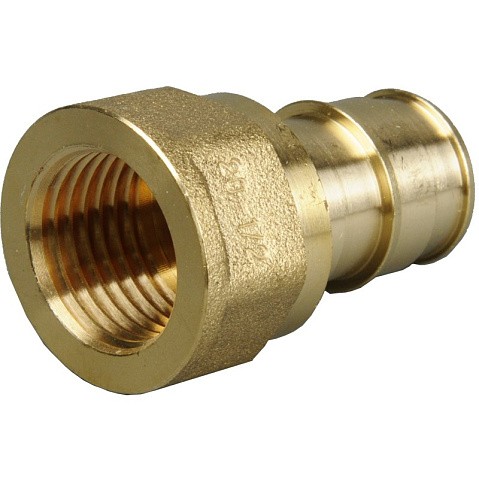 Муфта латунная для PEX труб 25-3/4'' PN 10 OP под надвижную гильзу с внутренней резьбой ONE PLUS купить в Ярославле | "Проконсим"