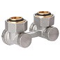 Узел нижнего подключения MVI TR.420.0505 DN 20 PN 10 угловой двухтрубный вентильного типа 20-3/4'' под евроконус, муфта купить в Ярославле | "Проконсим"