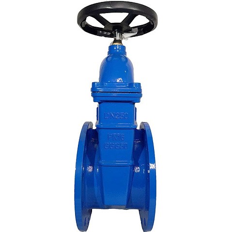 Задвижка чугунная 30ч39р DN 250 PN 10(16) с обрезиненным клином EPDM до 120гр. фланцевый ручной СИБЗТА купить в Ярославле | "Проконсим" (930130207)