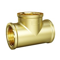 Тройники латунные DN 15-50 PN 40 муфта-муфта-муфта LD Pride купить в Ярославле | "Проконсим"