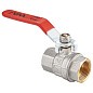 Кран латунный шаровой MVI BV.511 DN 20 PN 40 никелированный полнопроходной муфта-муфта рычаг купить в Ярославле | "Проконсим"