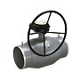 Кран стальной шаровой цельносварной LD Energy Regula, DN 125 PN 25, 330мм, стандартнопроходной, приварной с редуктором купить в Ярославле | "Проконсим"