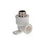 Угольник установочный ПП 20-1/2'' с наружной резьбой белый Политэк купить в Ярославле | "Проконсим"