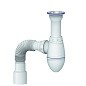 Сифон для умывальника Unicorn А120, 40х50 гибкий отвод, 1 1/2'' х40 чаша из нержавеющей стали  купить в Ярославле | "Проконсим"