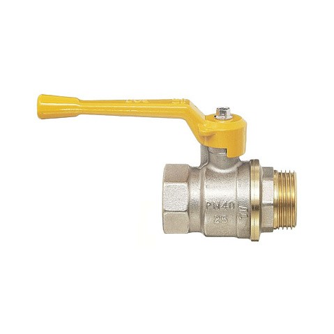 Краны латунные шаровые газовые 11Б27п DN 15-40 PN 40 никелированные рычаг муфта-штуцер БАЗ А11.0.Н купить в Ярославле | "Проконсим" Краны латунные шаровые газовые 11Б27п DN 15-40 PN 40 никелированные рычаг муфта-штуцер БАЗ А11.0.Н купить в Ярославле | "Проконсим"