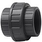 Муфта разборная НПВХ DN 20-1/2" PN 16 клеевая с внутренней резьбой черная Aquaviva BOG20120 купить в Ярославле | "Проконсим"