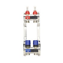 Коллекторные группы из латуни DN 25 PN 6 с расходомерами, без дренажного крана и воздухоотводчика VARMEGA купить в Ярославле | "Проконсим"