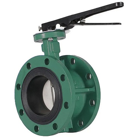 Затворы чугунные дисковые DN 50-150 PN 16 фланцевые с диском из нержавеющей стали рычаг GALA Тип.2123-G купить в Ярославле | "Проконсим"