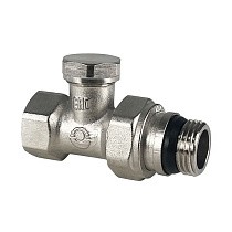 Клапан для радиаторов VALFEX VF.020.NN, PN-10, прямой с дополнительным уплотнением, настроечный купить в Ярославле | "Проконсим"