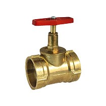Клапан латунный пожарный прямой DN50 PN16 под газовый ключ муфта-муфта Цветлит купить в Ярославле | "Проконсим"