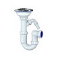 Сифон для мойки Unicorn Y432V, 3 1/2'' х40 без отвода, чаша из нержавеющей стали с отводом для стиральной машины купить в Ярославле | "Проконсим"