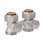 Узел нижнего подключения MVI TR.410.0505 DN 20 PN 10 прямой двухтрубный вентильного типа 20-3/4'' под евроконус, муфта купить в Ярославле | "Проконсим"